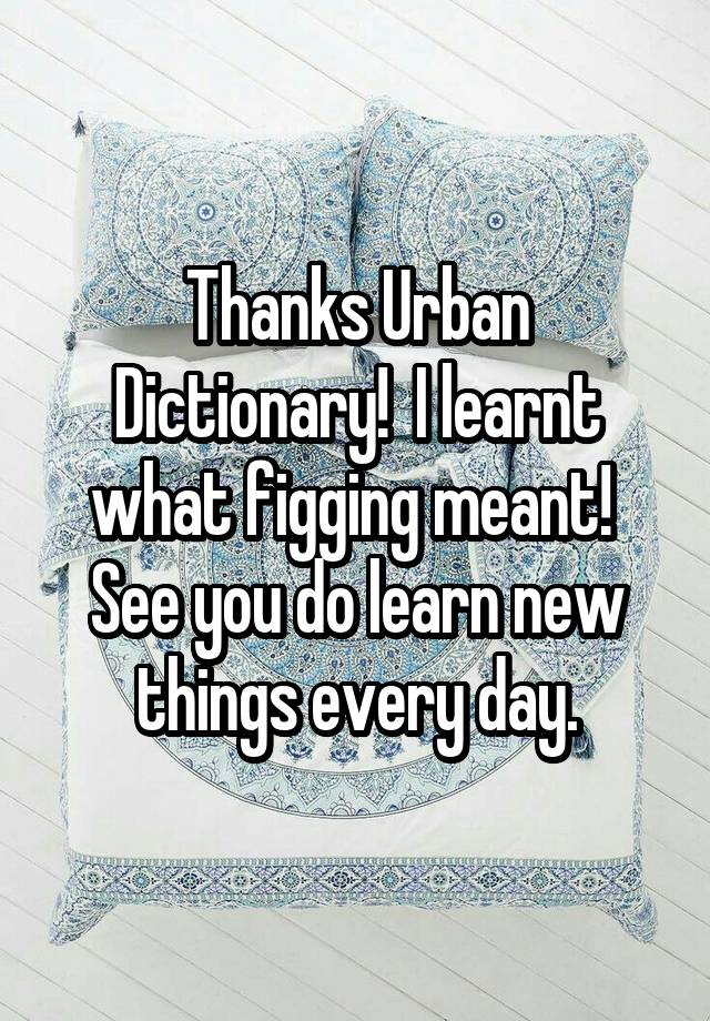 Figging Urban Dictionary